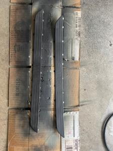 Door trims spray painted