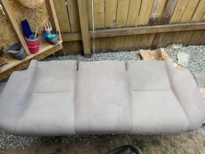Rear seat bench after
