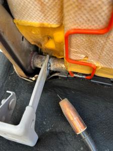 Driver seat welded